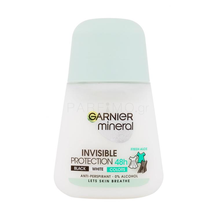 Garnier Mineral Invisible Protection Fresh Aloe 48h Αντιιδρωτικό για γυναίκες 50 ml