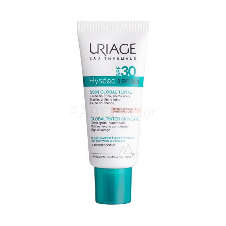 Uriage Hyséac 3-Regul Global Tinted Skincare SPF30 Κρέμα προσώπου ημέρας 40 ml