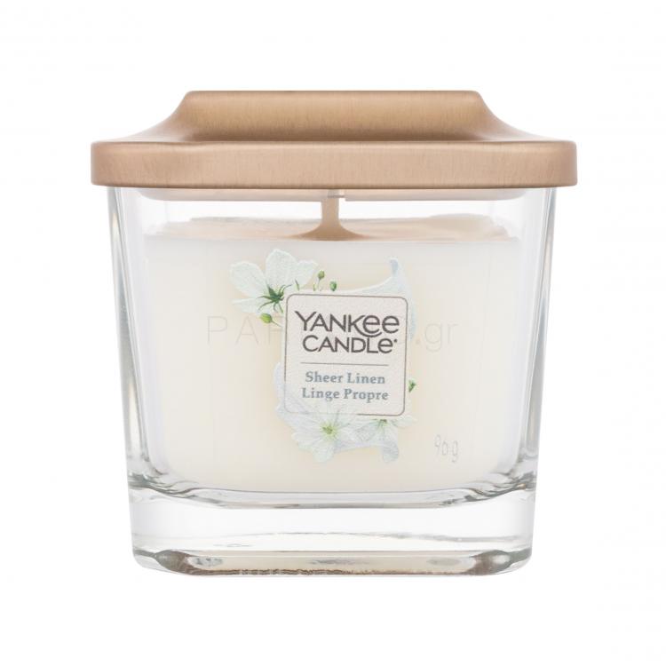 Yankee Candle Elevation Collection Sheer Linen Αρωματικό κερί 96 gr