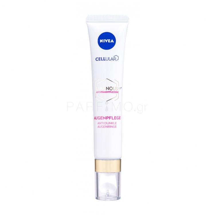 Nivea Luminous 630 Anti Dark-Spot Κρέμα ματιών για γυναίκες 15 ml