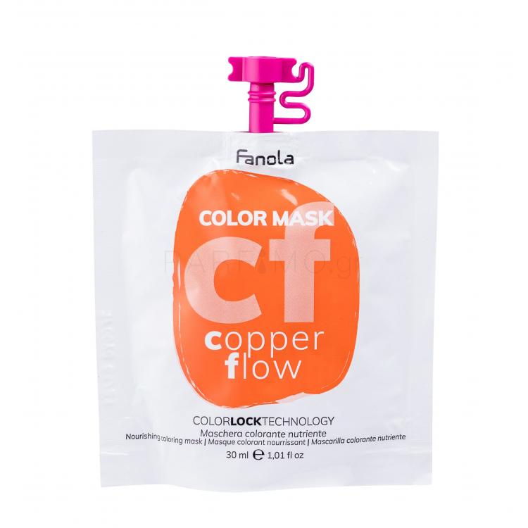 Fanola Color Mask Βαφή μαλλιών για γυναίκες 30 ml Απόχρωση Copper Flow