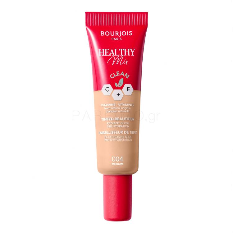 BOURJOIS Paris Healthy Mix Tinted Beautifier ΒΒ κρέμα για γυναίκες 30 ml Απόχρωση 004 Medium