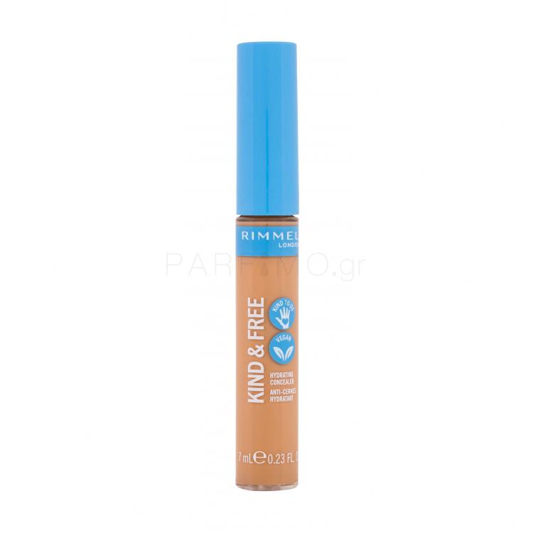 Rimmel London Kind &amp; Free Hydrating Concealer Concealer για γυναίκες 7 ml Απόχρωση 040 Tan