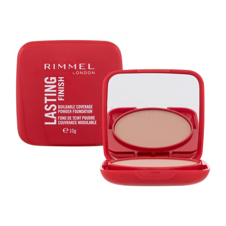 Rimmel London Lasting Finish Powder Foundation Make up για γυναίκες 10 gr Απόχρωση 006 Rose Vanilla