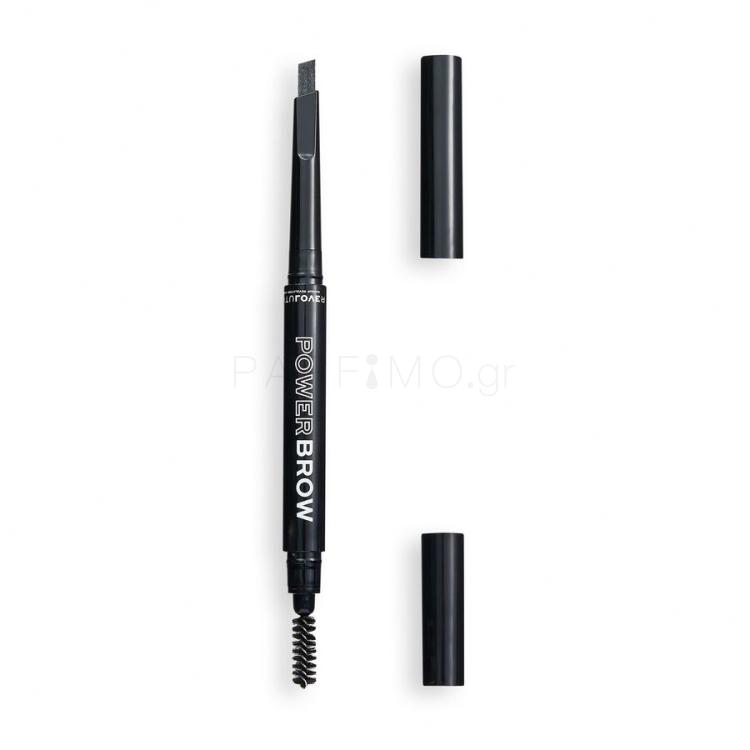 Revolution Relove Power Brow Μολύβι για τα φρύδια για γυναίκες 0,3 gr Απόχρωση Granite