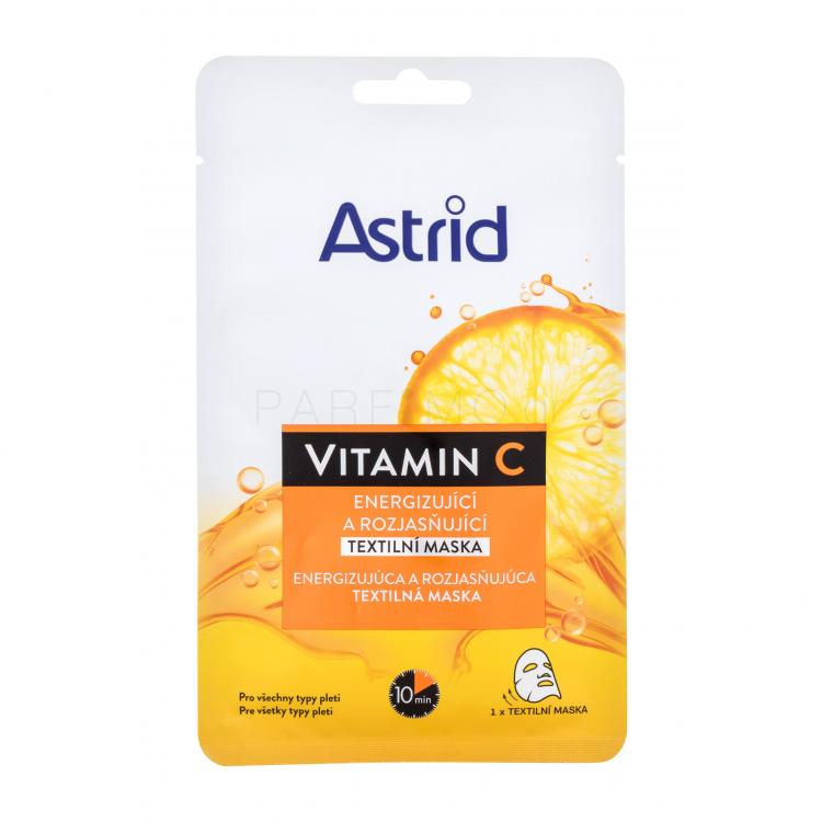 Astrid Vitamin C Tissue Mask Μάσκα προσώπου για γυναίκες 1 τεμ