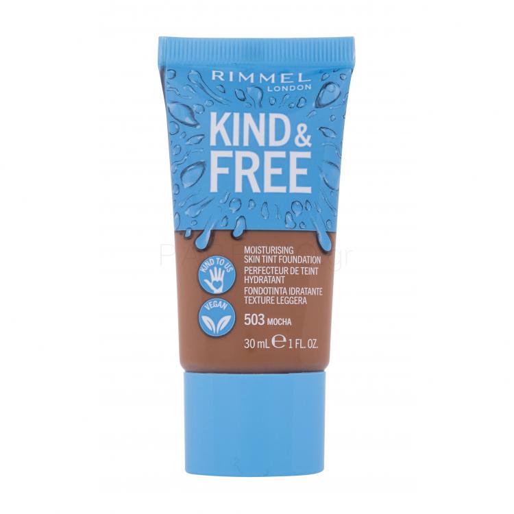 Rimmel London Kind &amp; Free Skin Tint Foundation Make up για γυναίκες 30 ml Απόχρωση 503 Mocha