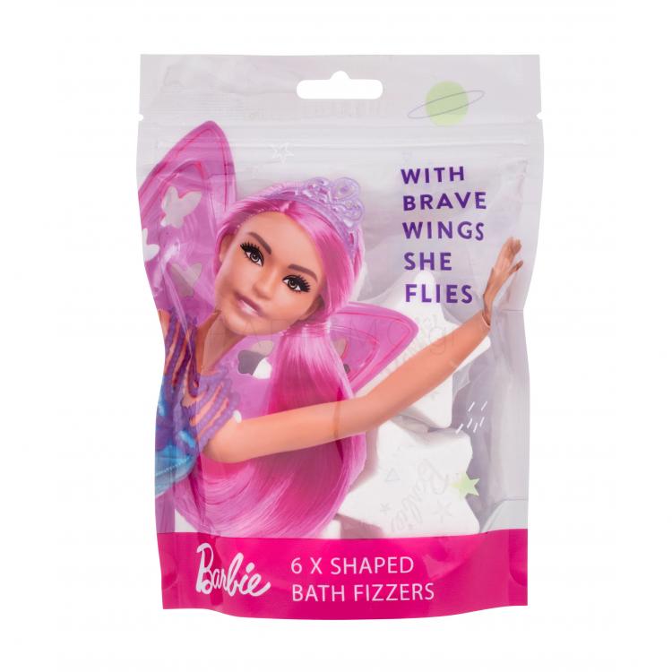 Barbie Bath Fizzers With Brave Wings She Flies Bath Bomb για παιδιά 6x30 gr