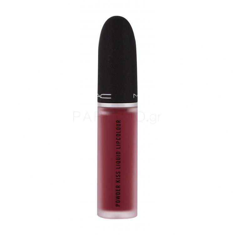 MAC Powder Kiss Liquid Κραγιόν για γυναίκες 5 ml Απόχρωση 991 Devoted To Chili