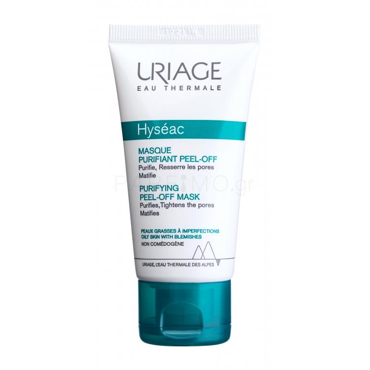 Uriage Hyséac Purifying Peel-Off Mask Μάσκα προσώπου 50 ml