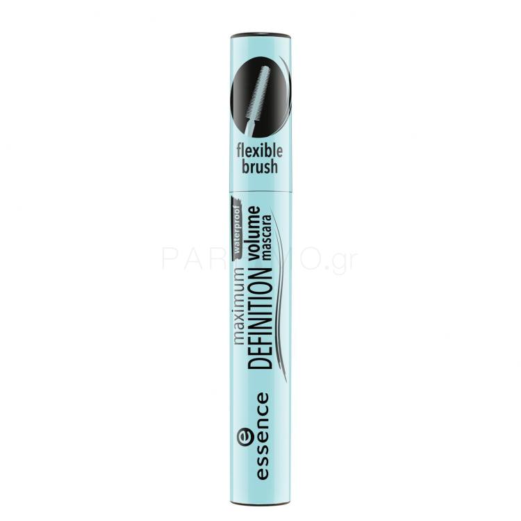 Essence Maximum Definition Volume Waterproof Μάσκαρα για γυναίκες 8 ml Απόχρωση Black