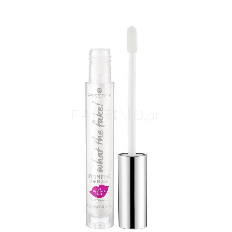 Essence What The Fake! Plumping Lip Filler Lip Gloss για γυναίκες 4,2 ml Απόχρωση 01 Oh my plump!