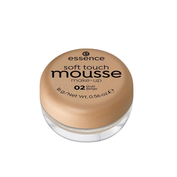 Essence Soft Touch Mousse Make up για γυναίκες 16 gr Απόχρωση 02 Matt Beige