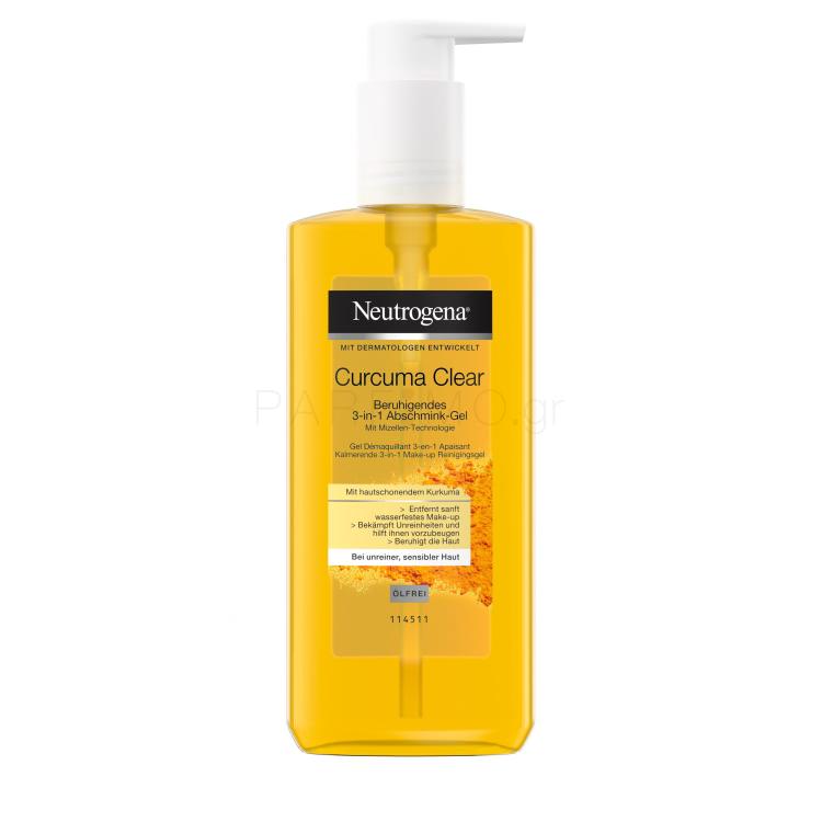 Neutrogena Curcuma Clear Micellar Gel 3-in-1 Καθαριστικό τζελ 200 ml