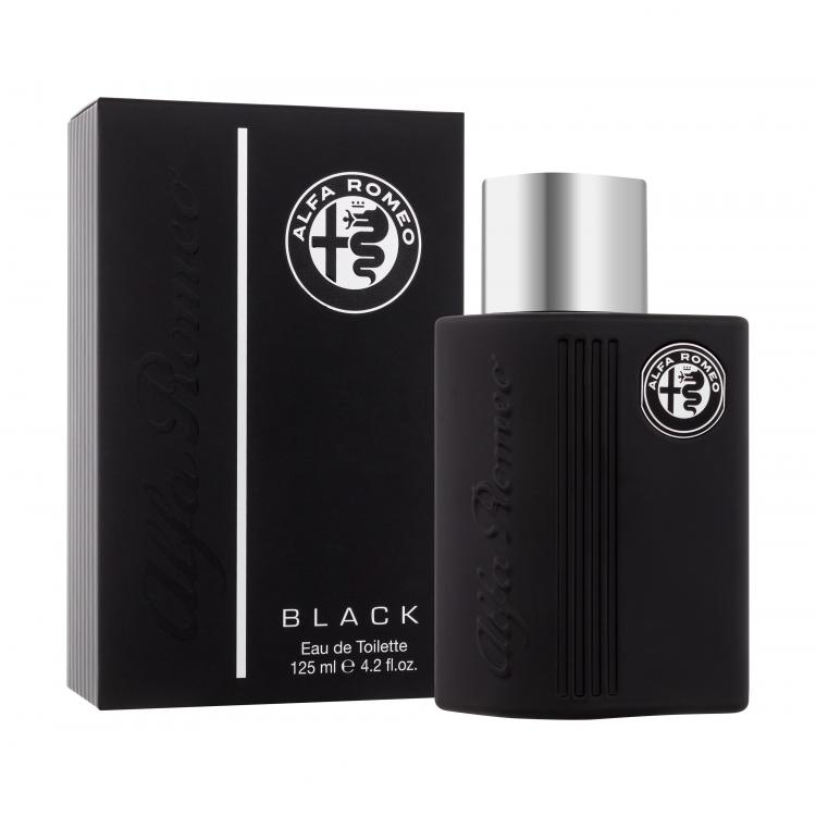 Alfa Romeo Black Eau de Toilette για άνδρες 125 ml