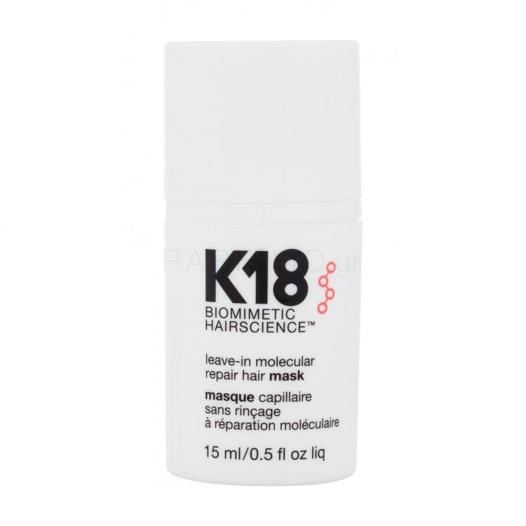 K18 Molecular Repair Leave-In Hair Mask Μάσκα μαλλιών για γυναίκες 15 ml