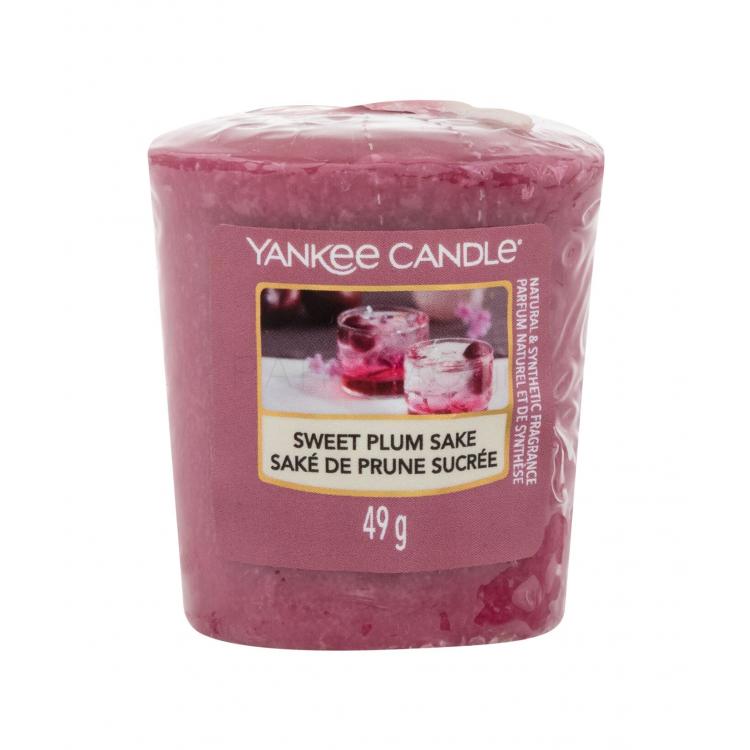 Yankee Candle Sweet Plum Sake Αρωματικό κερί 49 gr