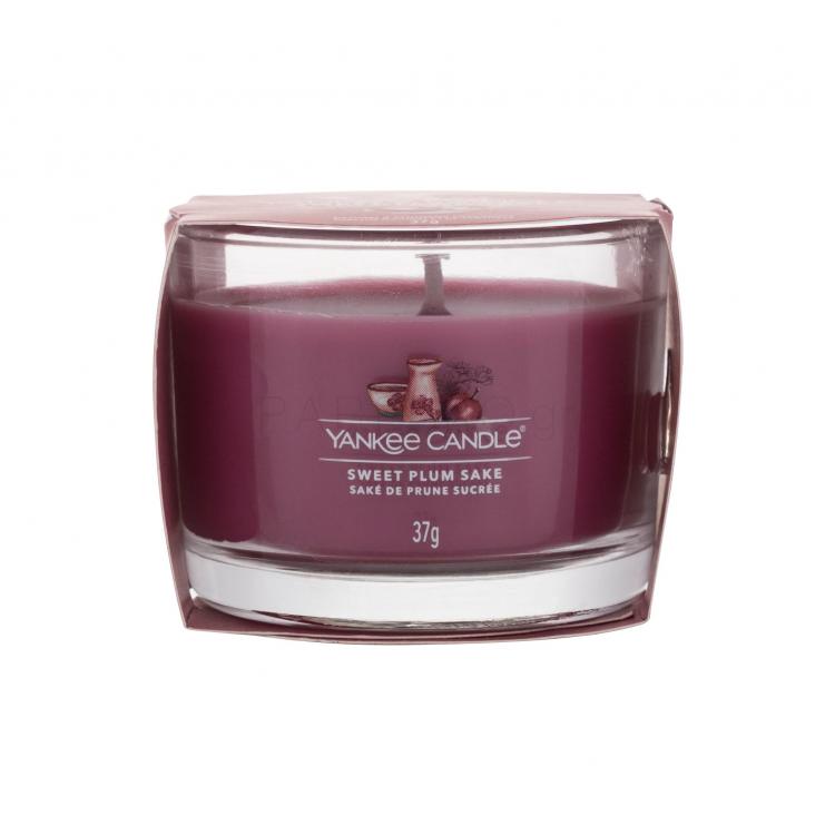 Yankee Candle Sweet Plum Sake Αρωματικό κερί 37 gr