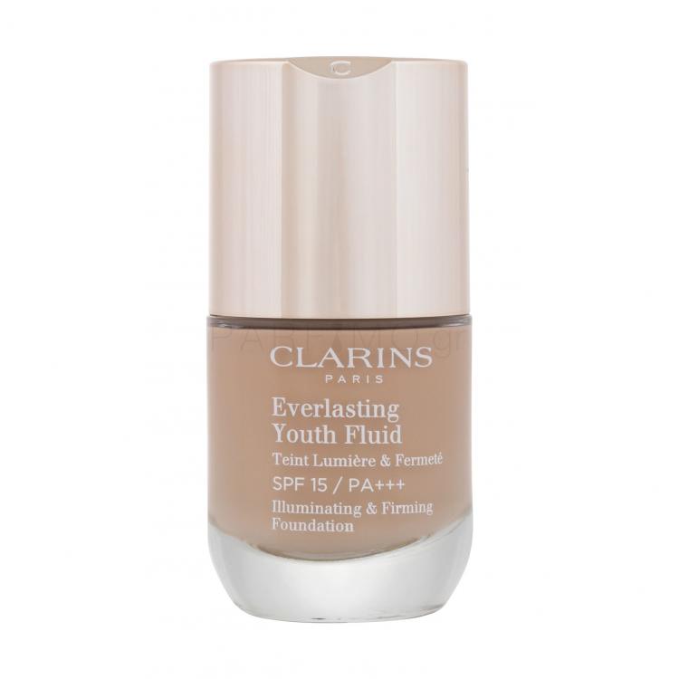 Clarins Everlasting Youth Fluid SPF15 Make up για γυναίκες 30 ml Απόχρωση 108.3 Organza