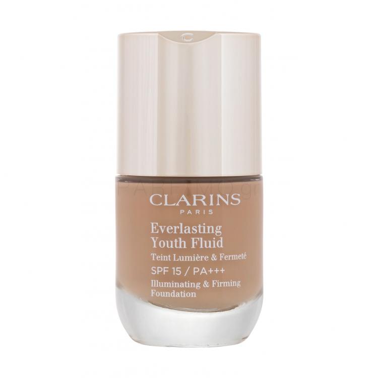 Clarins Everlasting Youth Fluid SPF15 Make up για γυναίκες 30 ml Απόχρωση 112.3 Sandalwood