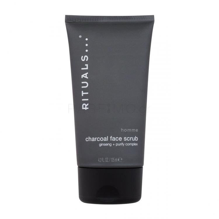 Rituals Homme Charcoal Face Scrub Προϊόντα απολέπισης προσώπου για άνδρες 125 ml