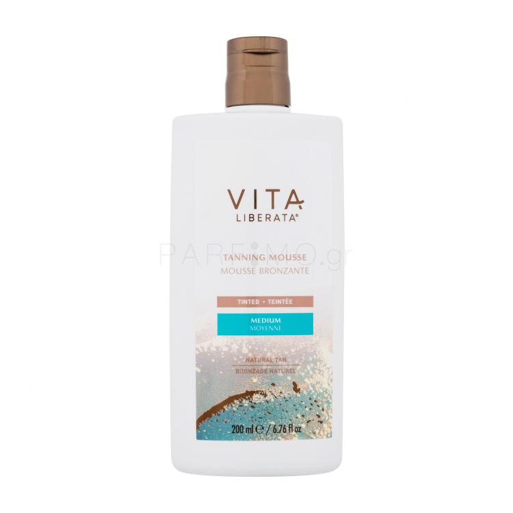 Vita Liberata Tanning Mousse Tinted Self Tan για γυναίκες 200 ml Απόχρωση Medium ελλατωματική συσκευασία