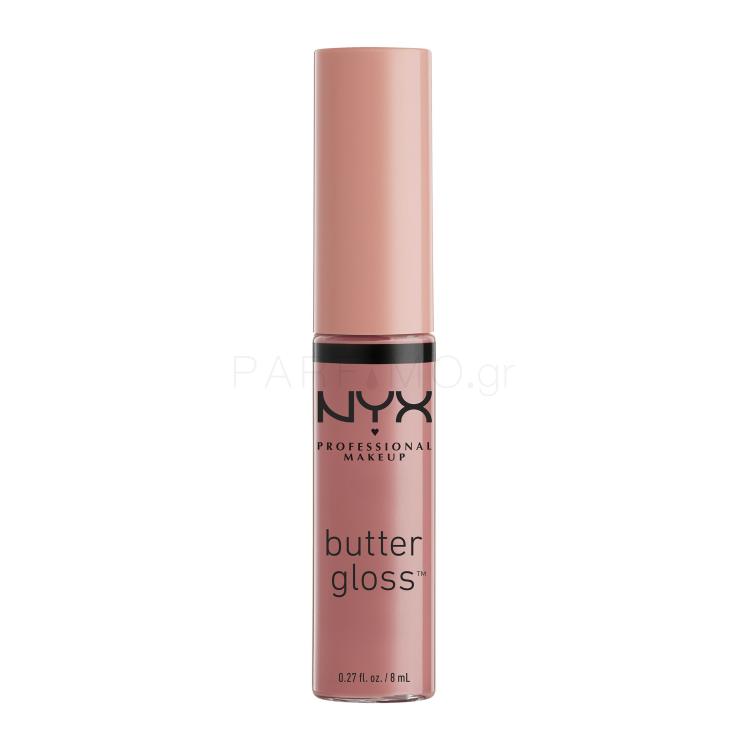 NYX Professional Makeup Butter Gloss Lip Gloss για γυναίκες 8 ml Απόχρωση 07 Tiramisu