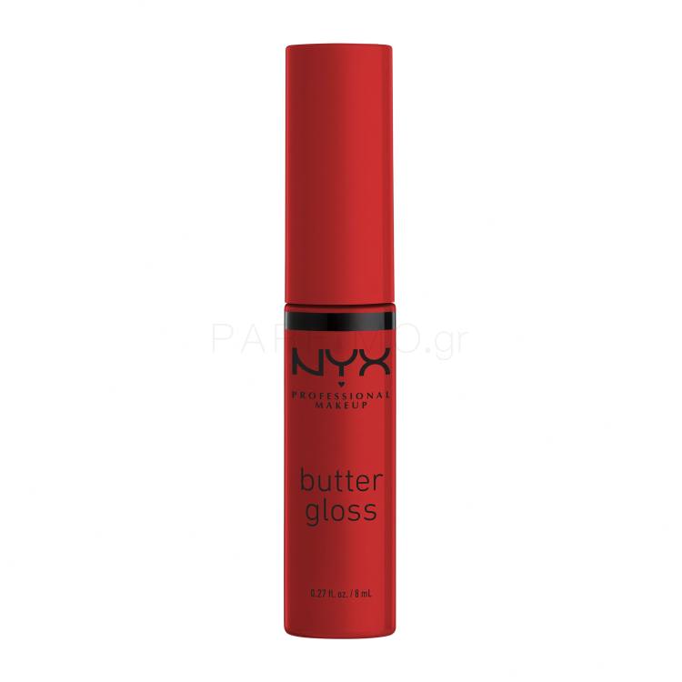 NYX Professional Makeup Butter Gloss Lip Gloss για γυναίκες 8 ml Απόχρωση 40 Apple Crisp