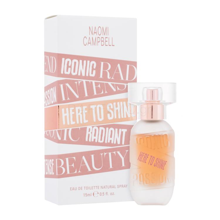 Naomi Campbell Here To Shine Eau de Toilette για γυναίκες 15 ml