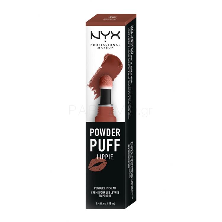 NYX Professional Makeup Powder Puff Lippie Κραγιόν για γυναίκες 12 ml Απόχρωση 13 Teacher´s Pet