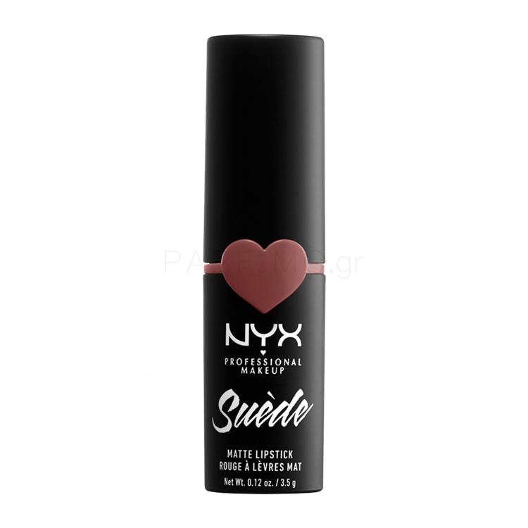 NYX Professional Makeup Suède Matte Lipstick Κραγιόν για γυναίκες 3,5 gr Απόχρωση 05 Brunch Me