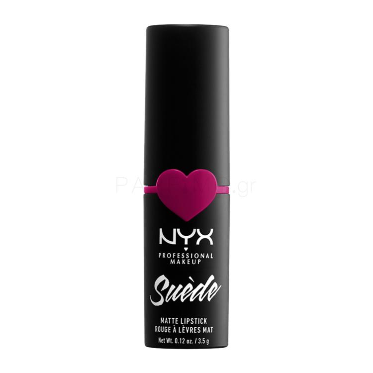 NYX Professional Makeup Suède Matte Lipstick Κραγιόν για γυναίκες 3,5 gr Απόχρωση 12 Clinger