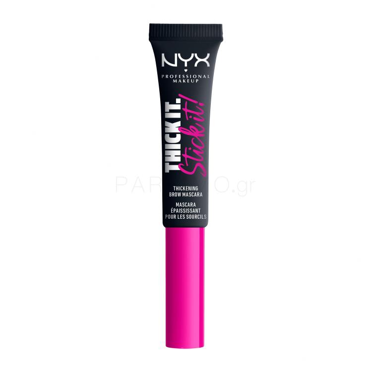 NYX Professional Makeup Thick It Stick It! Μάσκαρα φρυδιών για γυναίκες 7 ml Απόχρωση 08 Black