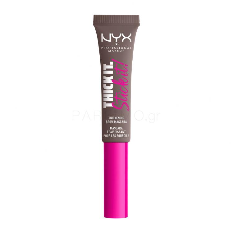 NYX Professional Makeup Thick It Stick It! Μάσκαρα φρυδιών για γυναίκες 7 ml Απόχρωση 05 Ash Brown