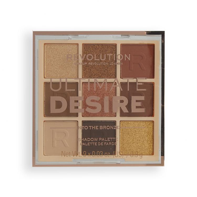 Makeup Revolution London Ultimate Desire Σκιές ματιών για γυναίκες 8,1 gr Απόχρωση Into The Bronze