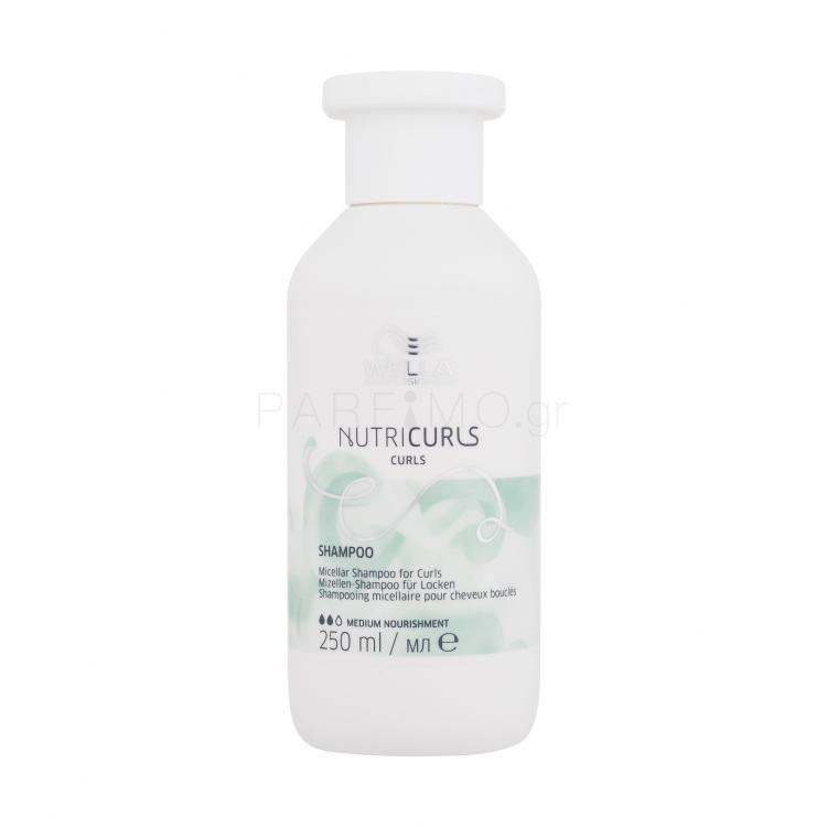 Wella Professionals NutriCurls Curls Micellar Shampoo Σαμπουάν για γυναίκες 250 ml