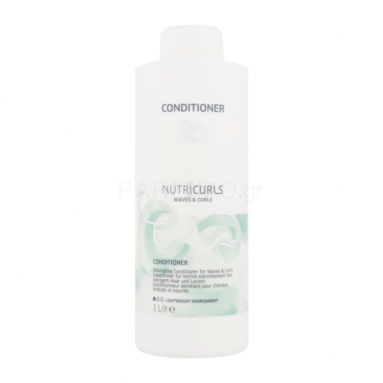 Wella Professionals NutriCurls Waves &amp; Curls Detangling Conditioner Μαλακτικό μαλλιών για γυναίκες 1000 ml