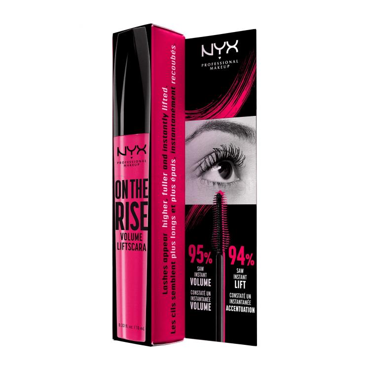 NYX Professional Makeup On The Rise Μάσκαρα για γυναίκες 10 ml Απόχρωση 01 Black