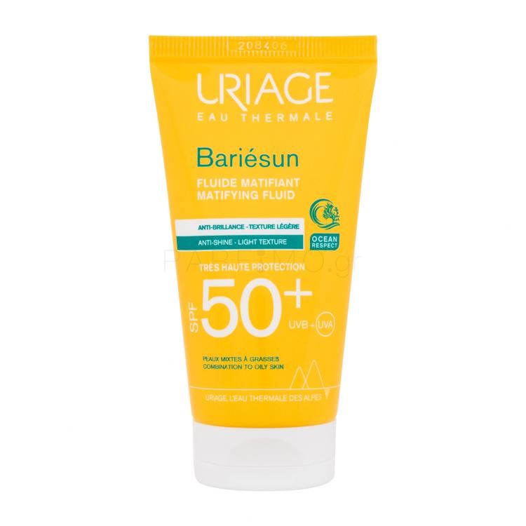 Uriage Bariésun Matifying Fluid SPF50+ Αντιηλιακό προϊόν προσώπου 50 ml