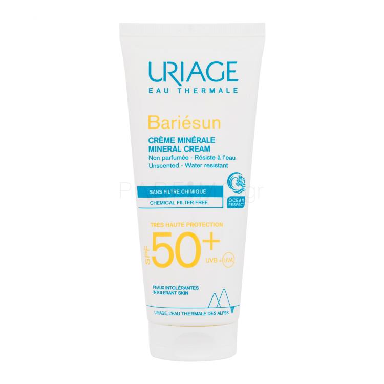 Uriage Bariésun Mineral Cream SPF50+ Αντιηλιακό προϊόν προσώπου 100 ml