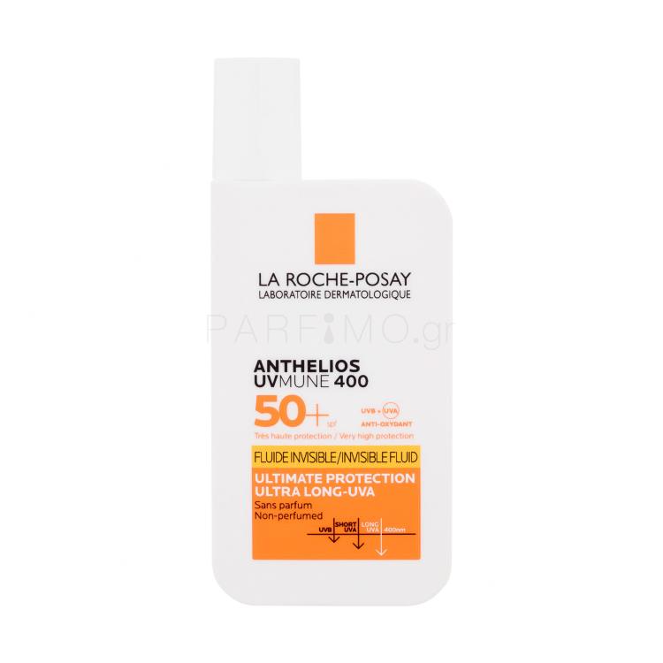 La Roche-Posay Anthelios UVMUNE 400 Invisible Fluid SPF50+ Αντιηλιακό προϊόν προσώπου 50 ml