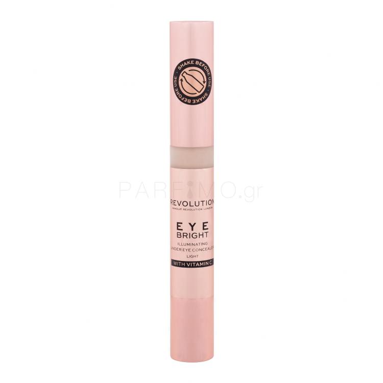 Makeup Revolution London Eye Bright Concealer για γυναίκες 3 ml Απόχρωση 01 Light