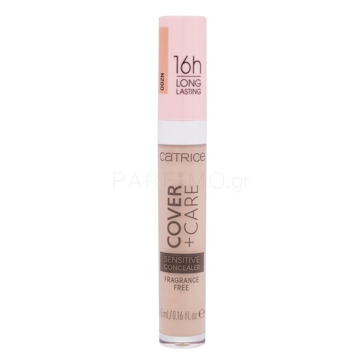 Catrice Cover + Care Sensitive Concealer Concealer για γυναίκες 5 ml Απόχρωση 002N