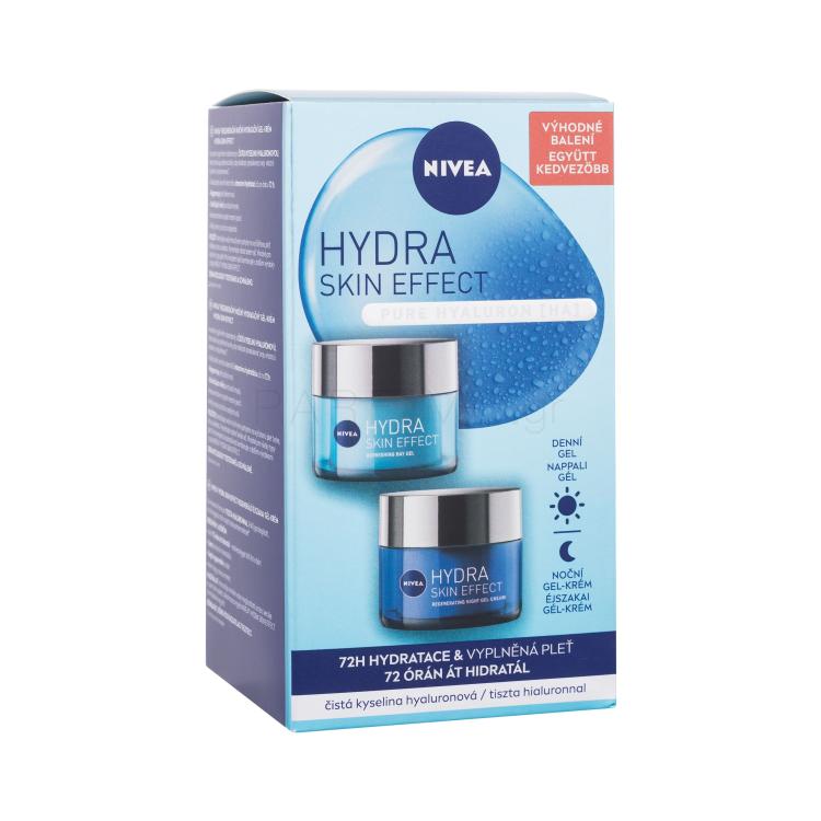 Nivea Hydra Skin Effect Duo Pack Σετ δώρου Τζελ προσώπου ημέρας Hydra Skin Effect 50 ml + τζελ προσώπου νύχτας Hydra Skin Effect 50 ml