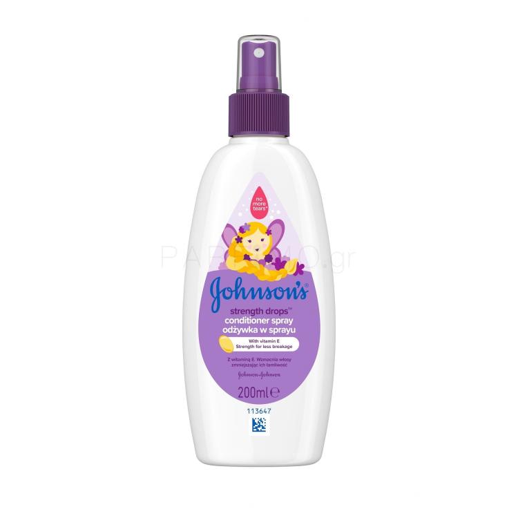 Johnson´s Strength Drops Kids Conditioner Spray Μαλακτικό μαλλιών για παιδιά 200 ml