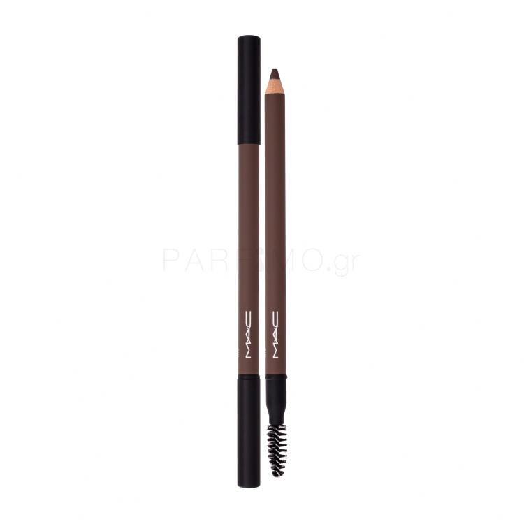 MAC Veluxe Brow Liner Μολύβι για τα φρύδια για γυναίκες 1,19 gr Απόχρωση Deep Dark Brunette