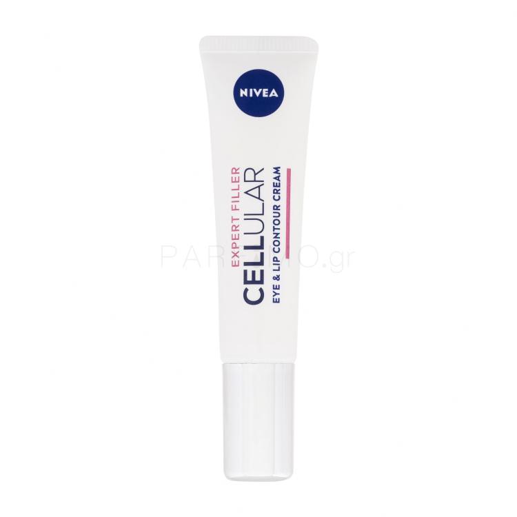 Nivea Cellular Expert Filler Eye &amp; Lip Contour Cream Κρέμα ματιών για γυναίκες 15 ml