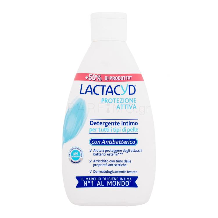 Lactacyd Pharma Active Protection Antibacterial Intimate Wash Emulsion Ευαίσθητη Περιοχή για γυναίκες 300 ml