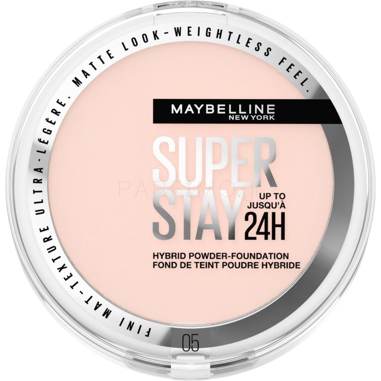 Maybelline Super Stay 24H Hybrid Powder-Foundation Make up για γυναίκες 9 gr Απόχρωση 05