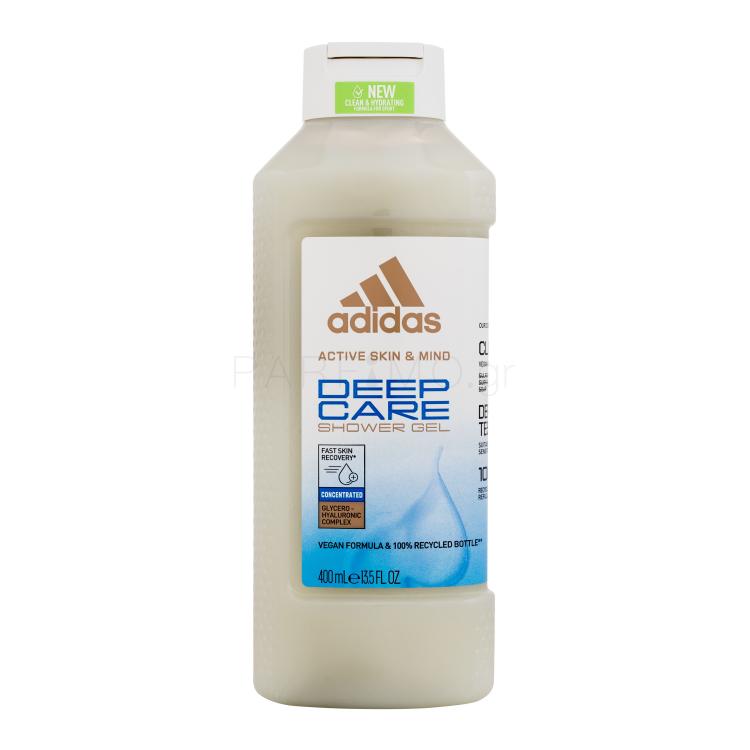 Adidas Deep Care New Clean &amp; Hydrating Αφρόλουτρο για γυναίκες 400 ml